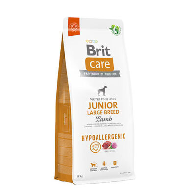 Brit Care Hypoallergenic Junior Large Breed Lamb Kuzulu Büyük Irk Yavru Köpek Maması 12 Kg - 1