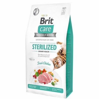 Brit Care Hypoallergenic Urinary TavukluTahılsız Kısırlaştırılmış Kedi Maması 7 Kg - 1