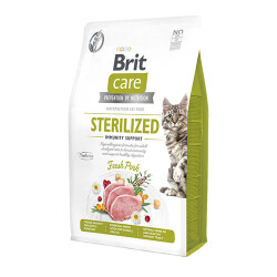 Brit Care Immunity Support Domuz Etli Tahılsız Kısırlaştırılmış Kedi Maması 2 Kg - 1
