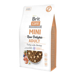 Brit Care Mini Adult Raw Delights Hindili ve Karidesli Mini Irk Yetişkin Köpek Maması 2 Kg - Brit Care
