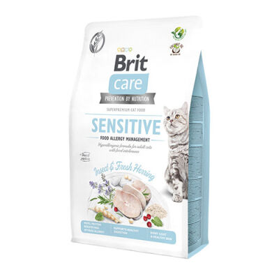 Brit Care Sensitive Hipoalerjenik Larva Proteinli Tahılsız Yetişkin Kedi Maması 2 Kg - 1