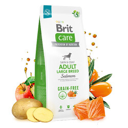 Brit Care Skin Coat Adult Large Breed Somonlu Büyük Irk Tahılsız Yetişkin Köpek Maması 12 Kg - 2