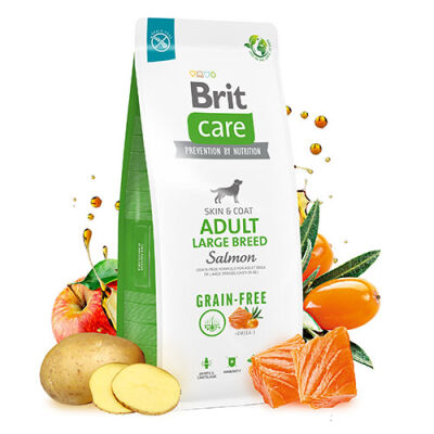 Brit Care Skin Coat Adult Large Breed Somonlu Büyük Irk Tahılsız Yetişkin Köpek Maması 12 Kg - 2