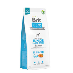 Brit Care Skin Coat Somonlu Büyük Irk Tahılsız Yavru Köpek Maması 12 Kg - Brit Care