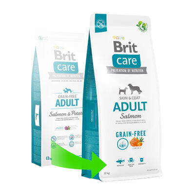 Brit Care Skin Coat Somonlu Tahılsız Yetişkin Köpek Maması 3 Kg - 3