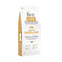 Brit Care Skin Coat Senior Light Somonlu Tahılsız Light Yaşlı Köpek Maması 12 Kg - 2