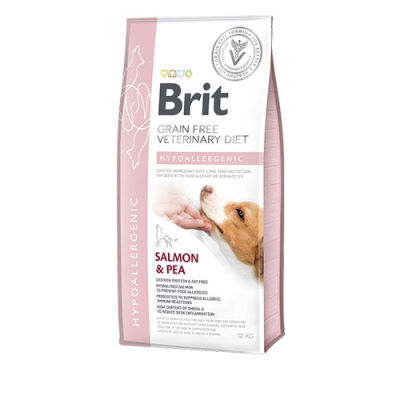 Brit Care Veterinary Diet Hypoallergenic Somonlu Tahılsız Köpek Maması 12 Kg - 1