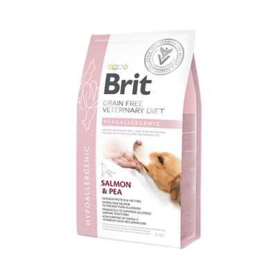 Brit Care Veterinary Diet Hypoallergenic Somonlu Tahılsız Köpek Maması 2 Kg - 1