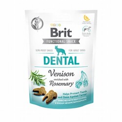 Brit Dental Biberiye ve Geyik Etli Köpek Ödülü 150 Gr - Brit Care