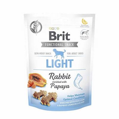 Brit Light Kilo Kontrolü Sağlayan Tavşanlı ve Papayalı Köpek Ödülü 150 Gr - 1