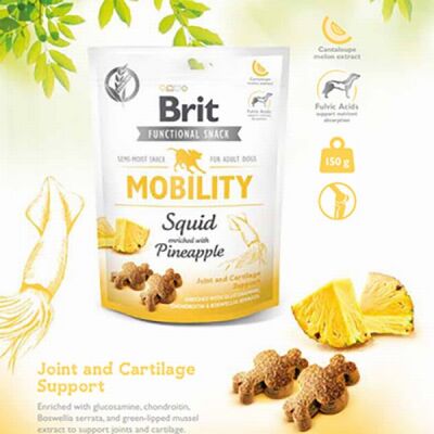 Brit Mobility Ananas ve Kalamarlı Köpek Ödülü 150 Gr - 2