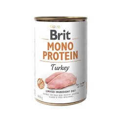 Brit Mono Protein Hindi Etli Hassas Yetişkin Köpek Konservesi 400 Gr - Brit Care