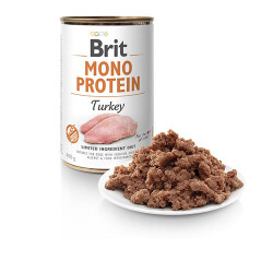 Brit Mono Protein Hindi Etli Hassas Yetişkin Köpek Konservesi 400 Gr - 2