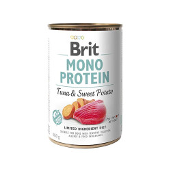 Brit Mono Protein Ton Balıklı ve Tatlı Patatesli Hassas Yetişkin Köpek Konservesi 400 Gr - Brit Care
