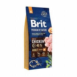 Brit Premium By Nature Adult Orta Irk Tavuklu Yetişkin Köpek Maması 15 Kg - Brit Care