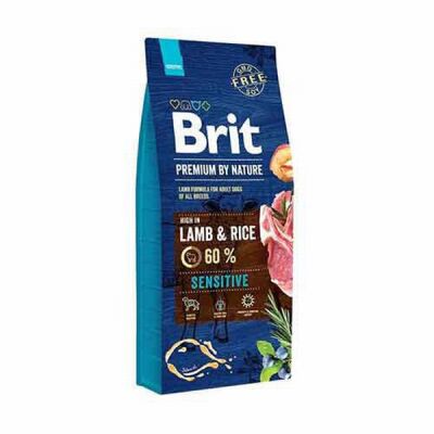 Brit Premium By Nature Adult Sensitive Lamb Kuzulu Yetişkin Köpek Maması 15 Kg - 1