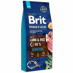 Brit Premium By Nature Adult Sensitive Lamb Kuzulu Yetişkin Köpek Maması 8 Kg - Brit Care