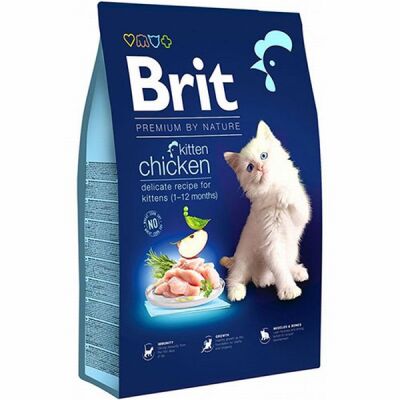 Brit Premium By Nature Kitten Tavuklu Yavru Kedi Maması 8 Kg - 1