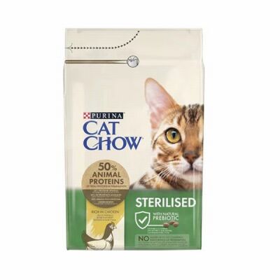 Cat Chow Sterilised Tavuklu Kısırlaştırılmış Kedi Maması 3 Kg - 1
