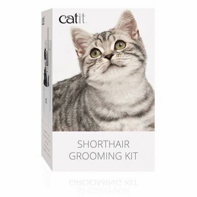 Catit Kısa Tüylü Kedi Bakım Seti Tarak Makas Fırça - 2