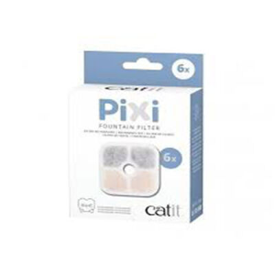 Catix Pixi Otomatik Kedi Su Kabı Yedek Filtre Kartuşu 6'lı - 1
