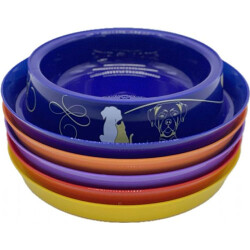 Catlif Desenli Modern Kedi Plastik Mama Kabı - Catlife