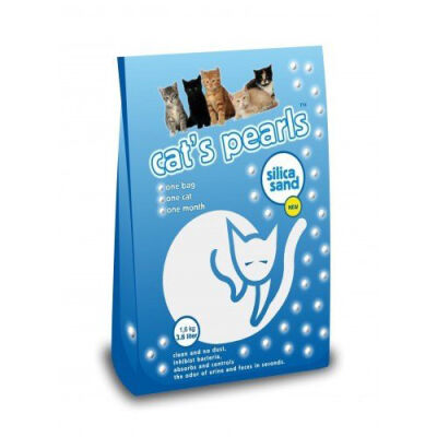 Cats Pearls Hijyenik Silika Kristal Kedi Kumu 6x3,8 Lt - 1