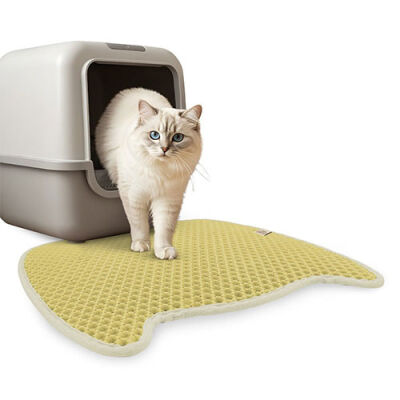 Cattie Bej Kum Toplayıcı Fonksiyonel Kedi Tuvalet Paspası 50 x 75 cm - 3