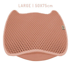 Cattie Pembe Kum Toplayıcı Fonksiyonel Kedi Tuvalet Paspası 50 x 75 cm - Cattie