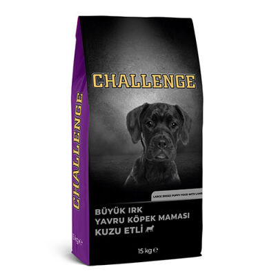 Challenge Kuzu Etli Büyük Irk Yavru Köpek Maması 15 Kg - 1
