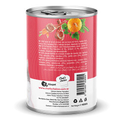 Chefs Choice Pumpkin Pate Lamb Kuzulu Balkabaklı Tahılsız Yetişkin Kedi Konservesi 400 Gr - 3