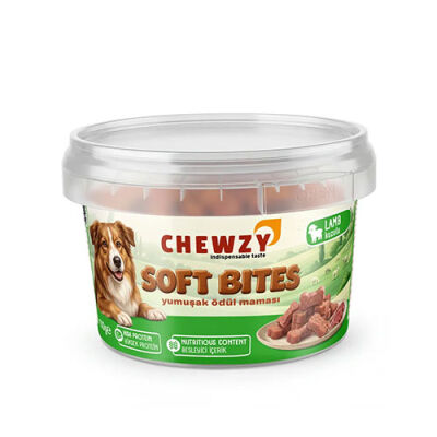 Chewzy Kuzu Etli Yumuşak Köpek Ödül Maması 130 g - 1
