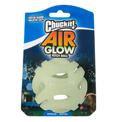 Chuckit! Max Glow Air Fetch Gece Parlayan Köpek Oyun Topu Orta Boy 6,5 Cm - 1