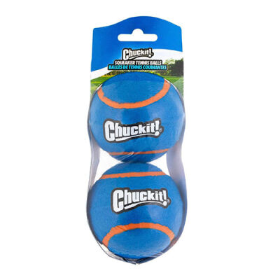Chuckit! Sesli 2'li Tenis Köpek Oyun Topu Büyük Boy - 1
