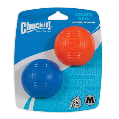 Chuckit Strato Ball 2 Adet Köpek Oyun Topu Orta Boy 6,5 Cm - 1