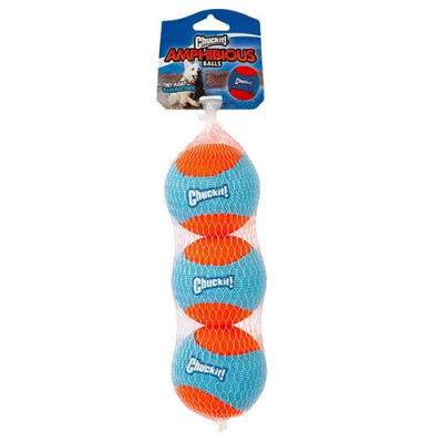 Chuckit! Suda Batmayan Üçlü Köpek Topu 6,5 Cm - 1