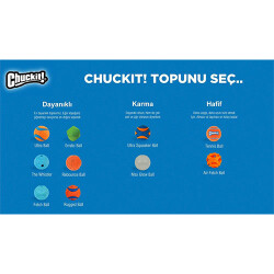 Chuckit! Tenis Topu Köpek Oyuncağı 2'li Extra Large 9 Cm - 3