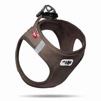 Curli Cord Vest Köpek Göğüs Tasması Brown Large - 1