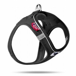 Curli Magnetic Vest Köpek Göğüs Tasması Air-Mesh Black Large - Curli