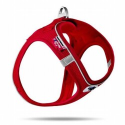 Curli Magnetic Vest Köpek Göğüs Tasması Air-Mesh Red XS - Curli