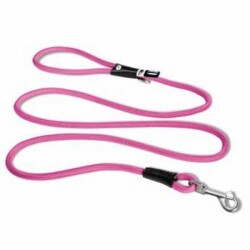 Curli Stretch Comfort Leash Köpek Gezdirme Tasması Fuşya Large - Curli