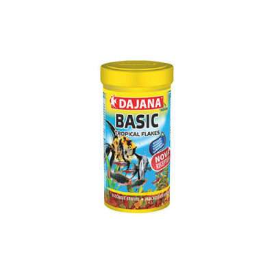 Dajana Basic Flakes Akvaryum Balık Yemi 100 Ml 20 Gr - 1