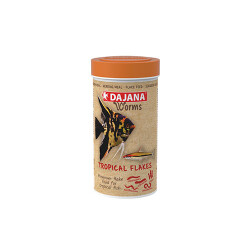 Dajana Worms Tropical Flakes Akvaryum Balık Yemi 250 Ml 45 Gr - Dajana