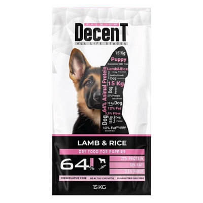 Decent Premium Kuzu Etli Yavru Köpek Maması 15 Kg - 1