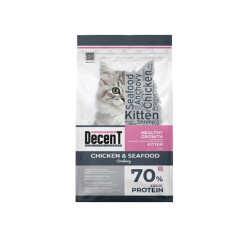 Decent Premium Tavuklu ve Balıklı Yavru Kedi Maması 1,5 Kg - Decent