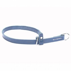 Doggie Ayarlanabilir Klasik Deri Boğma Köpek Eğitim Tasması Royalblue 1,5x30 40 Cm - Doggie