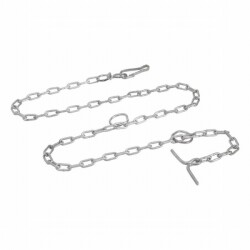 Doggie Bahçe Bağlama ve Gezdirme Zinciri Galvaniz 0,3x150 Cm - Doggie