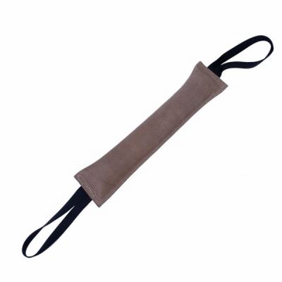 Doggie Deri Eğitim Köpek Isırma Yastığı Bej 2x9 40 Cm - 1