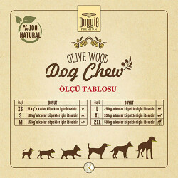 Doggie Doğal Zeytin Ağacı Köpek Çiğneme Oyuncağı Small 10 kg - 3