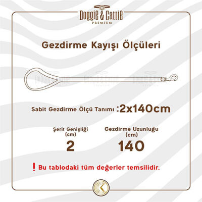 Doggie Dokuma İkili Köpek Gezdirme Aparatı Siyah 2,5x70-60 Cm - 3
